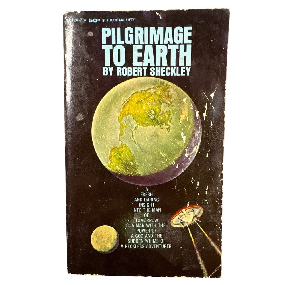 Pilgrimage to Earth By Robert Sheckley Bantam books Science fiction novel 1964